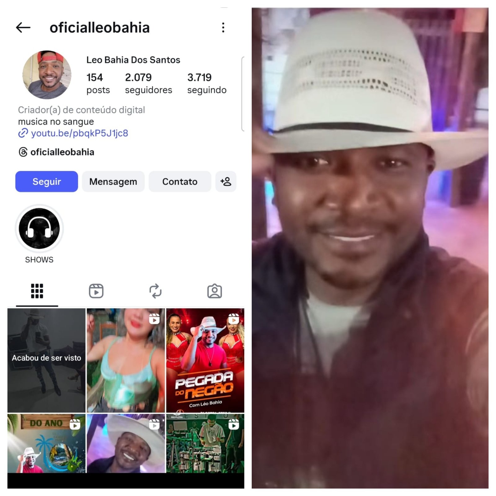 Cantor da Grande BH é suspeito de agredir a socos e trancar companheira dentro de quarto